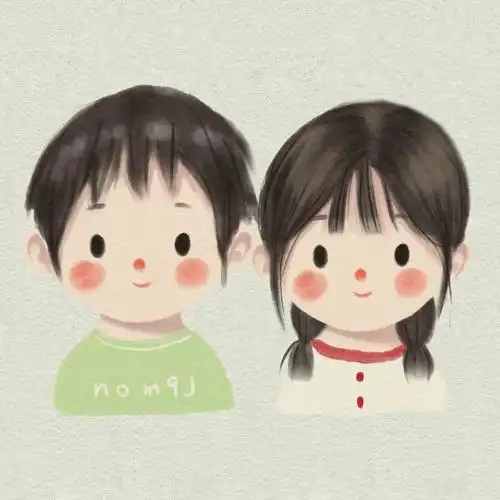 简约大气情侣头像