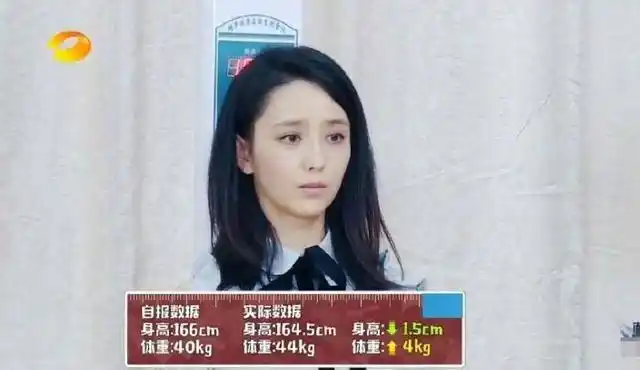 看看张韶涵的体重再看看佟丽娅的网友扎心啊