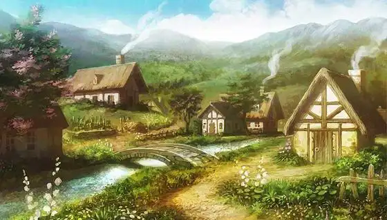 【场景 - 原画】村庄农田②