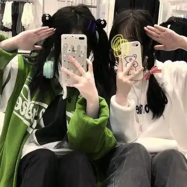 ins风高级质感闺蜜头像