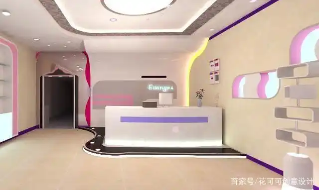 美容院形象墙如何设计-花可可创意设计