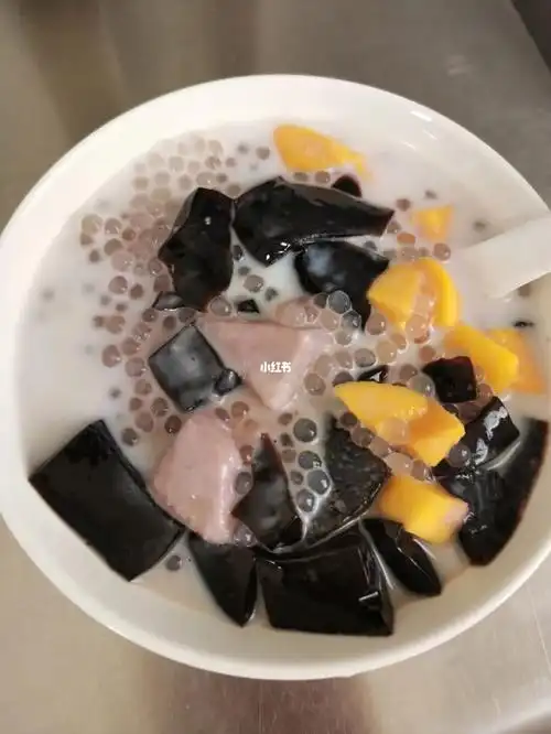 香芋紫薯西米露凉粉