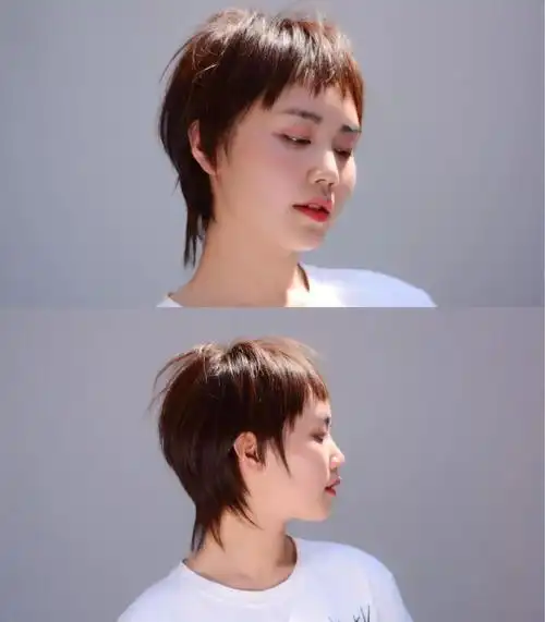 短发狗啃头刘海