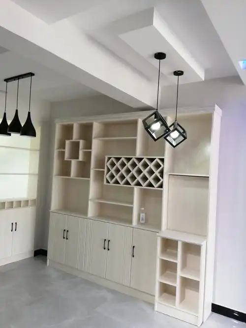 酒柜带折叠餐吧