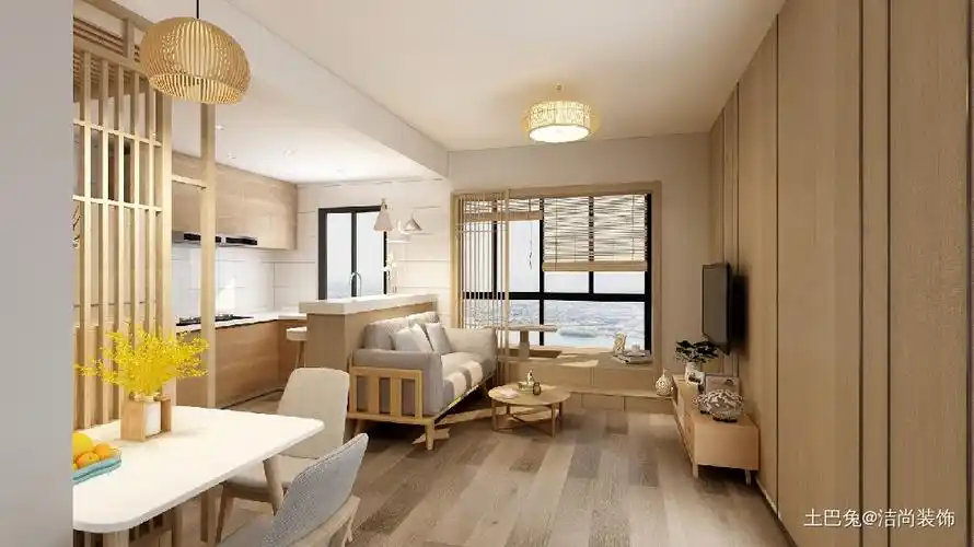 美出新花样客厅客厅日式80m05二居设计图片赏析--土巴兔装修效果图