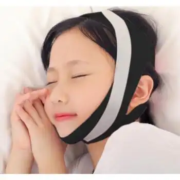 儿童地包天牵引器大小脸帽口呼吸固定反颌下巴歪凸出神器男女儿童黑色