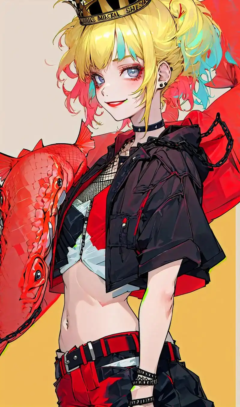 小丑女.#二次元美图 #二次元 #动漫 - 抖音