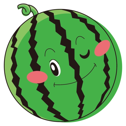 西瓜表情卡通简笔画西瓜简笔画步骤图片大全西瓜头简笔画可爱的西瓜