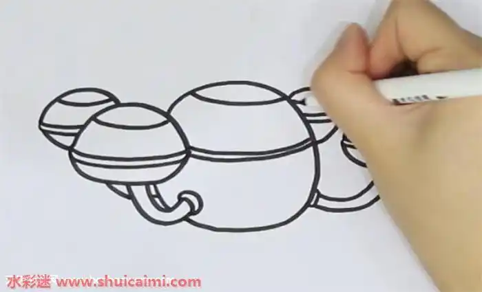 章鱼堡怎么画章鱼堡简笔画简单又漂亮