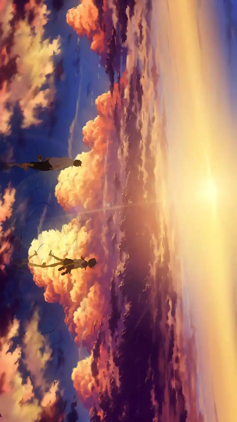 动漫风景治愈 #壁纸手机超清全面屏  - 抖音