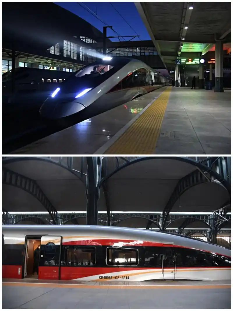 盘锦北惊现智能复兴号动车