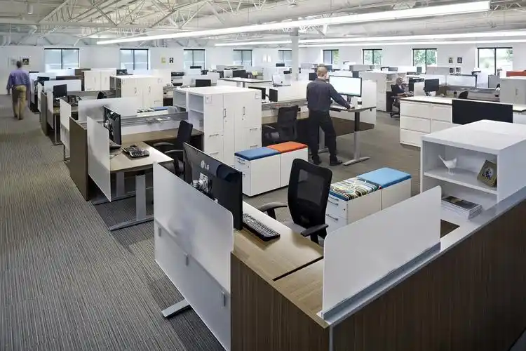 美国national家具总部办公室室内实景图