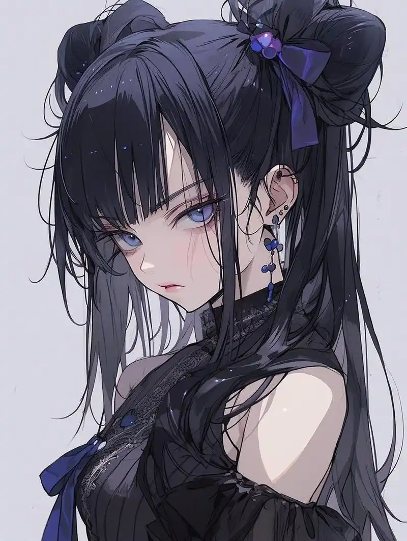 ai绘画# 黑暗系少女79 676767