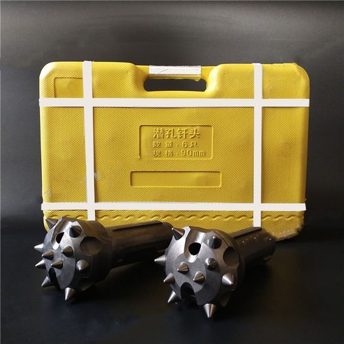 潜孔钻头76 90 100 110 120 130 140 150 冲击器高风压钻头 90尖齿潜