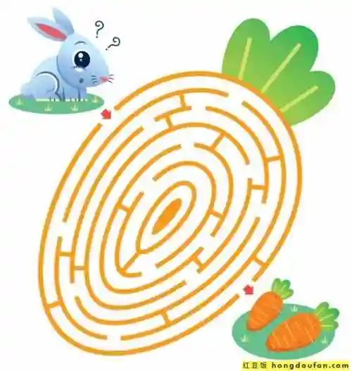 10张孩子们心爱的迷宫游戏图片免费下载-红豆饭小学生简笔画大全