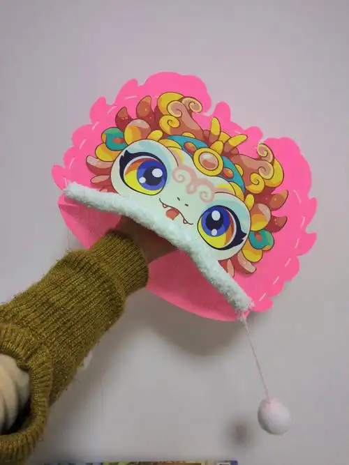 蛇年头饰新年手工diy国潮蛇头帽子制作材料包儿童创意半成品礼物