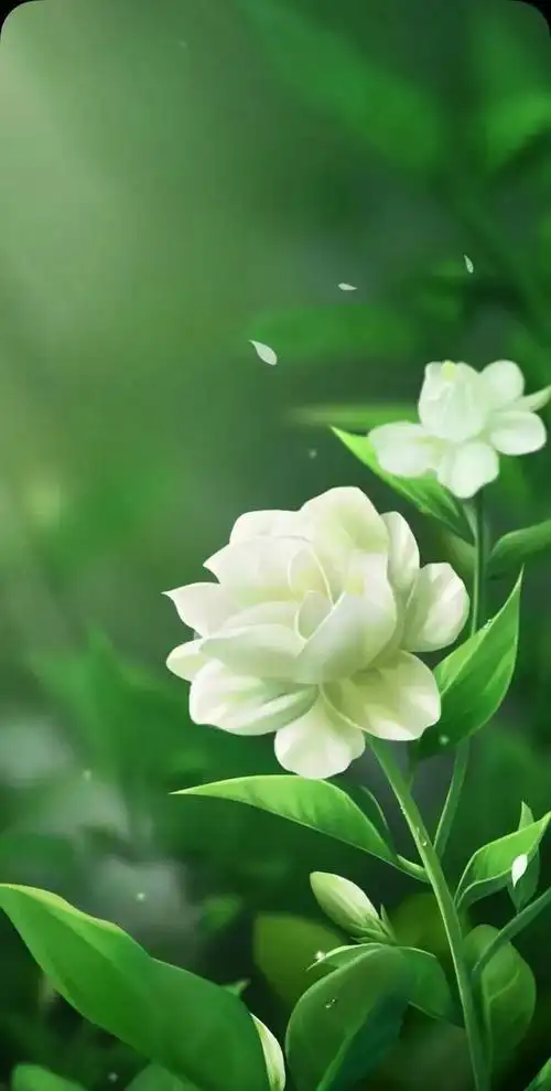 你最喜欢的手机壁纸什么样# #绿色壁纸分享#关于【唯美意境花朵】