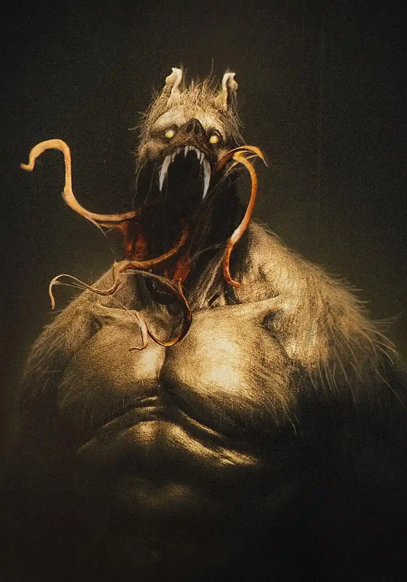 非常霸气的一组怪物设计插画作品!佩服画师们的想象力!