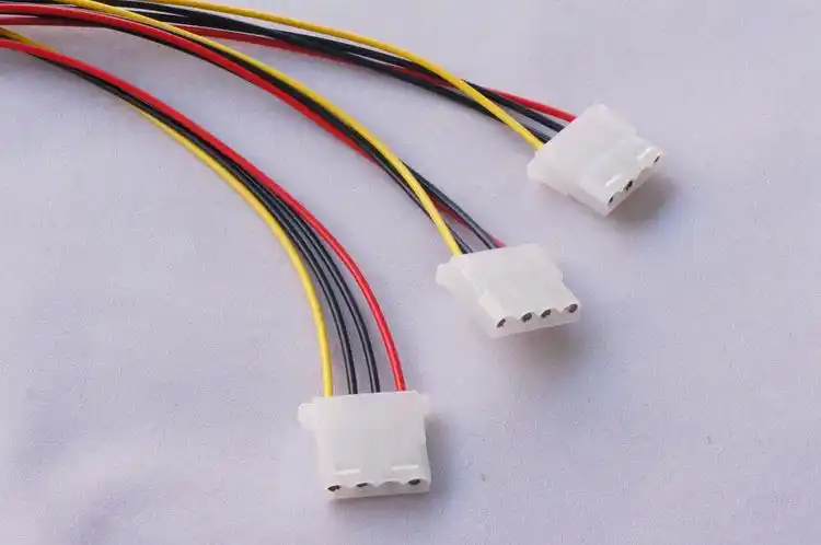 机箱电源线d口一分三 大4pin一分三延长线 ide线 机箱风扇扩展线