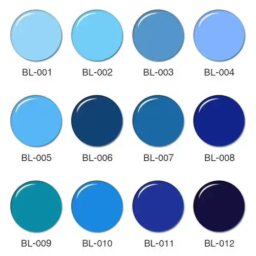 美甲经典蓝色海洋系列甲油胶 芭比胶天蓝色宝蓝色芭比