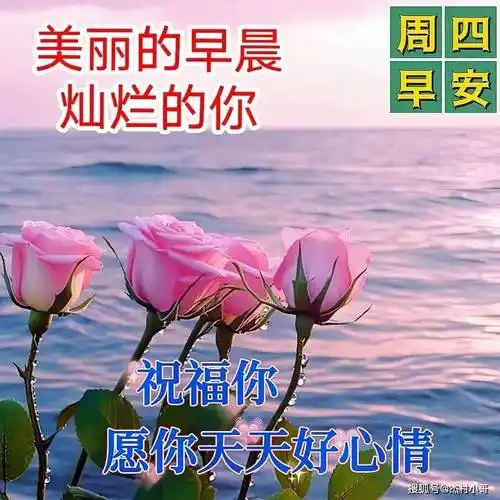 6月8日星期四早安祝福暖心图片带字带早上好语录_亲爱的_朋友_未来