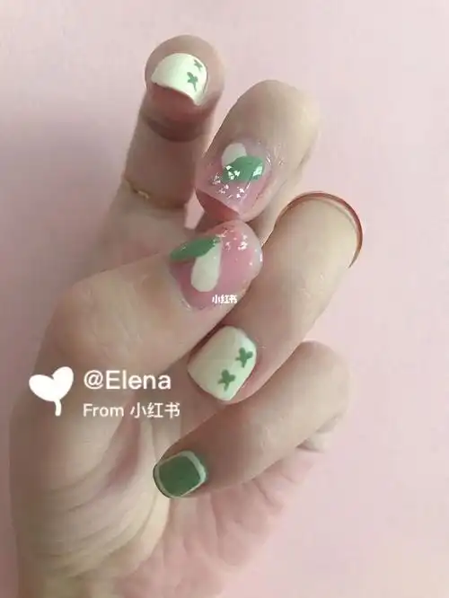 夏日小清新美甲简单清爽
