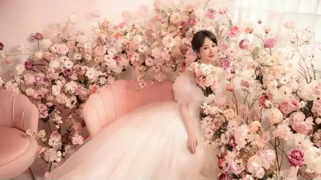 杨紫520营业照##杨紫520婚纱大片