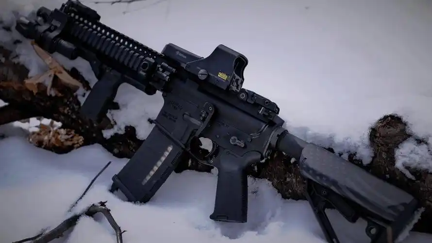 美国556mm口径m16步枪高清图欣赏