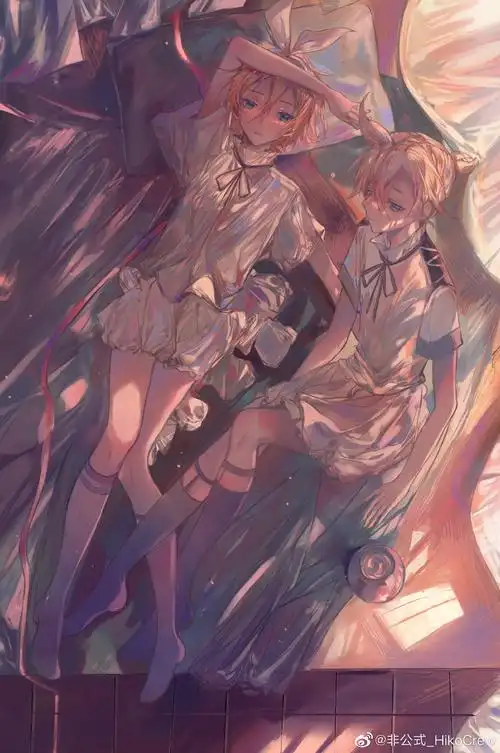 镜音双子画师微博 @genn_00o 6767 - 堆糖,美图壁纸兴趣社区