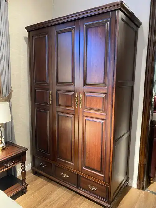 美式装修  #美式卧室  #定制衣柜  #美式衣柜