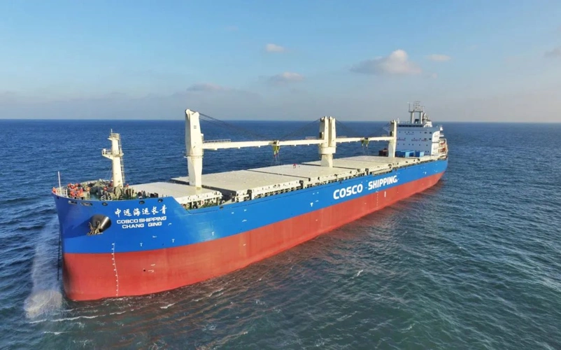 cosco|中远海运特运接入62000吨纸浆船
