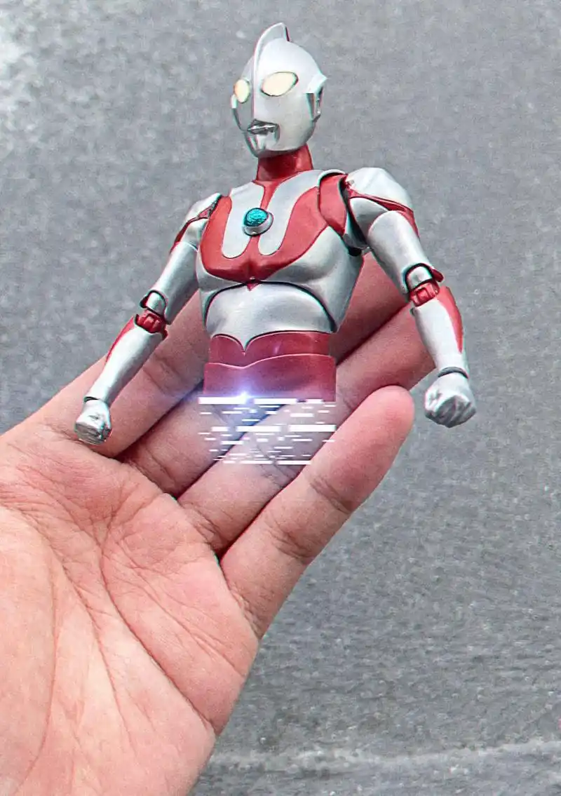 这就是真骨雕的b脸初代奥特曼吗?