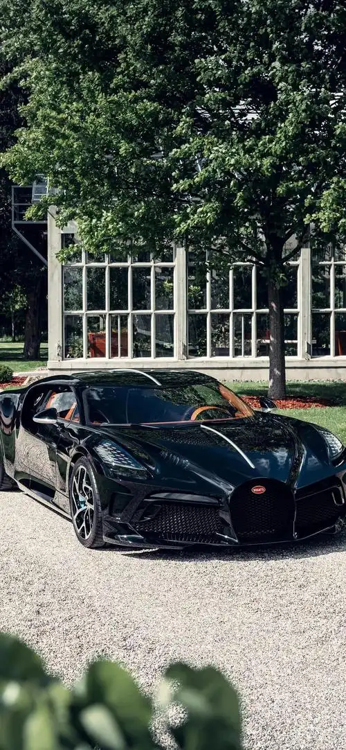 手机壁纸:全球仅此一辆,布加迪黑夜之声__懂车帝