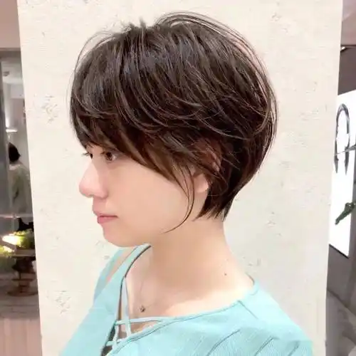 2022春天超短发纹理烫