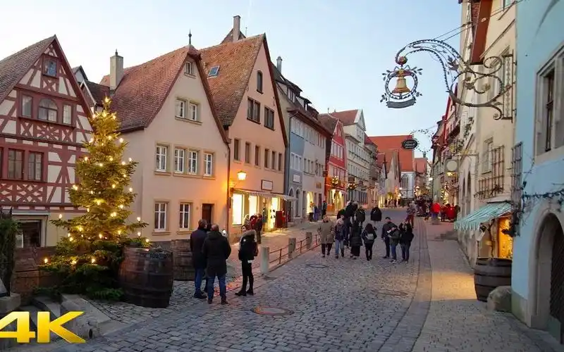 【4k看地球】德国最美妙的中世纪圣诞小镇