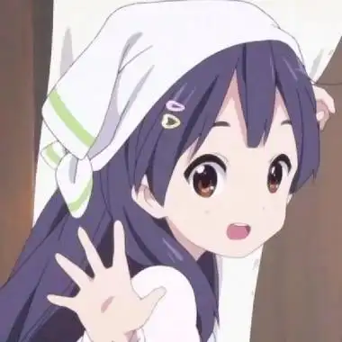 呆萌动画女孩头像高清可爱的动漫女生微信头像图片