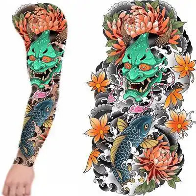 27张整条花臂纹身手稿素材 - fs纹身