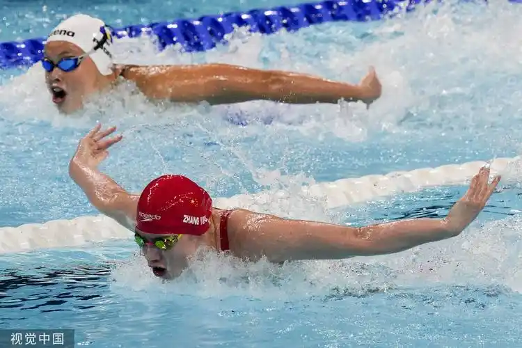 组图奥运100米女子蝶泳半决赛张雨霏顺利晋级