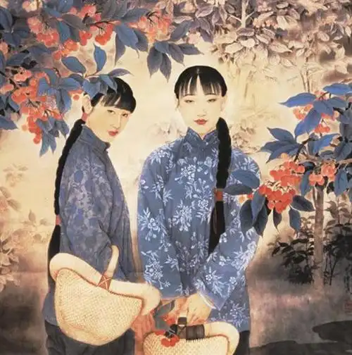 工笔人物画家——陈苏民