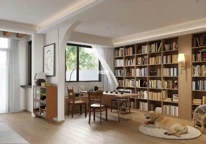ins风客厅改书房78又是令人羡慕的