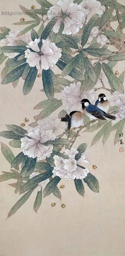 工笔花鸟画大家喻继高(上)