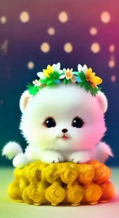 可爱的小狗,毛茸茸的呆萌表情.#萌到爆炸了💥 #这也太好看 - 抖音