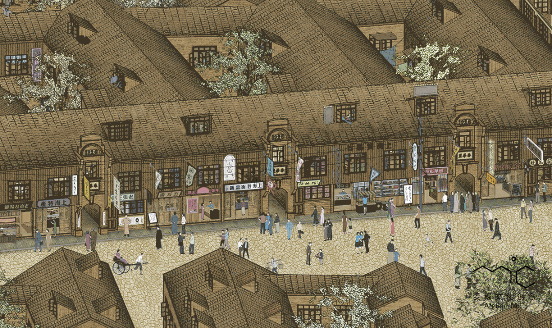 数艺网转「led手绘动画长卷」重现上海民国时期繁华街景