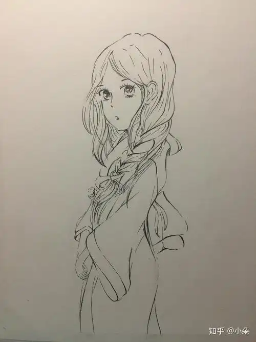 第一次画动漫人物