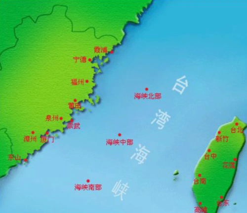 公海地图台湾海峡地图公海台湾海峡是公海吗台湾海峡宽度多少公里台湾