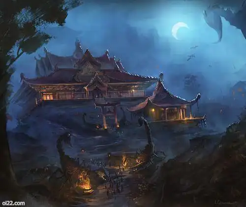 古风游戏场景欣赏,chris ostrowski 插画欣赏 - 爱图小站oi22.com