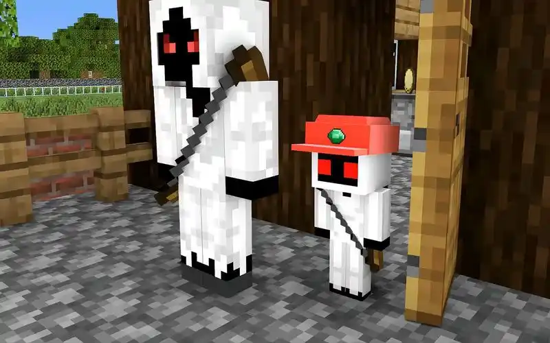 我的世界mc动画:实体303的故事,实体303与孩子森林冒险