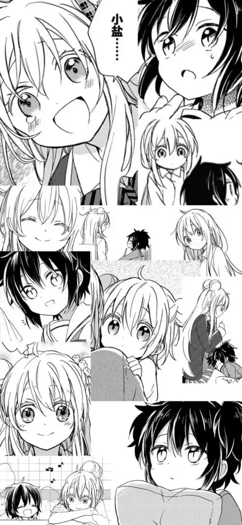 壁纸黑白动漫二次元拼接壁纸