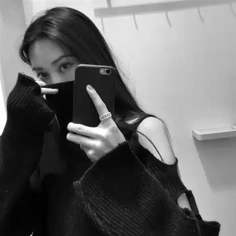 高冷霸气女生头像超拽黑白