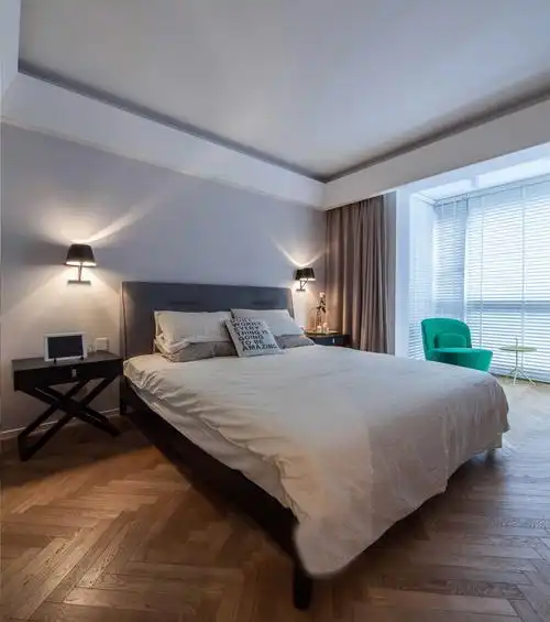 135平北欧风格三居卧室装修效果图